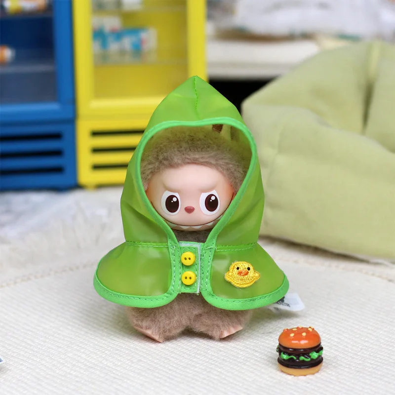 Per 4.0 Pin for Love labubu Abbigliamento impermeabile trasparente Scarpe per mini Labubu Accessori per abiti