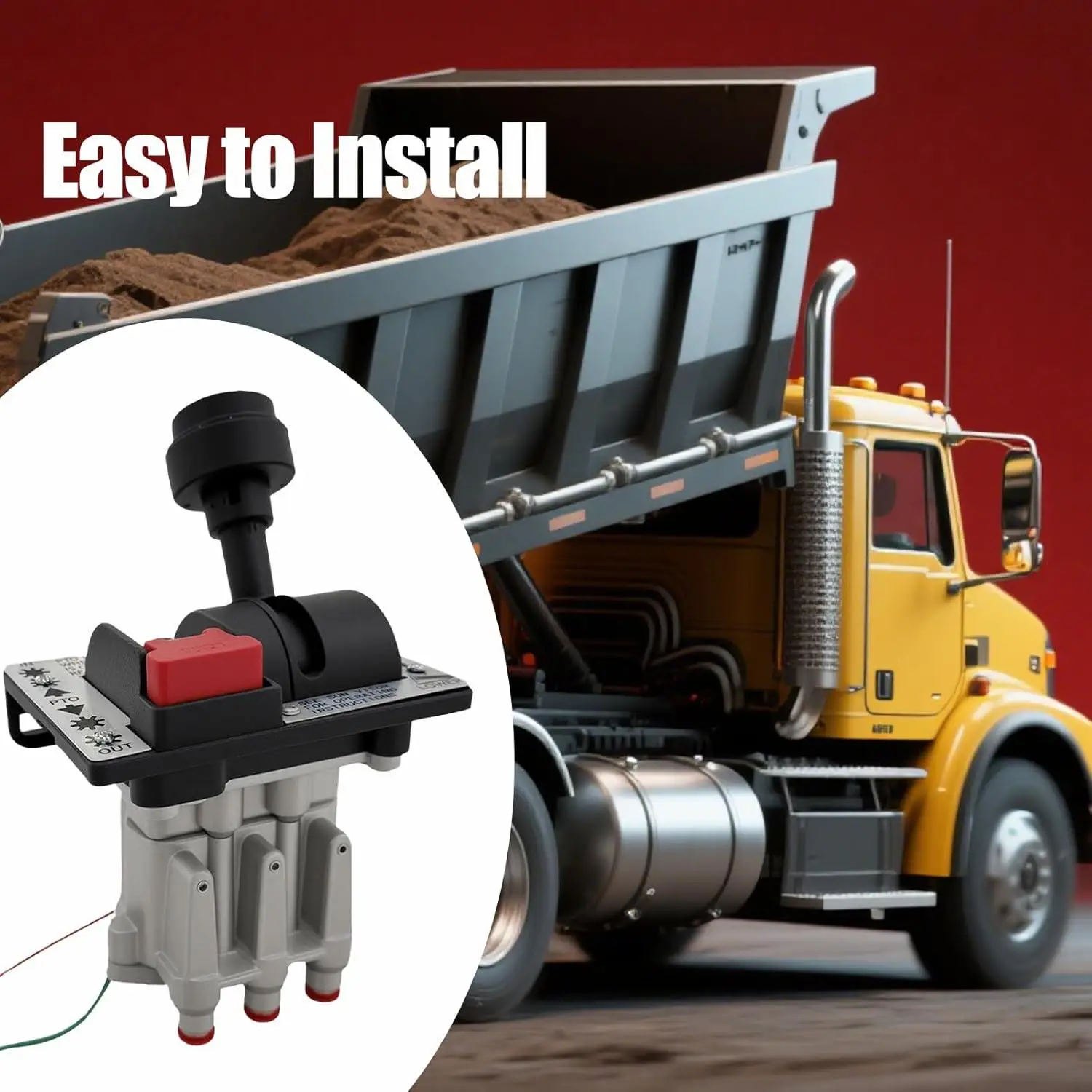 

Dump Pump Dump Pump As Shown In The Picture PTO Control Valve Built-in Push-in Fittings Smooth Manual Operation