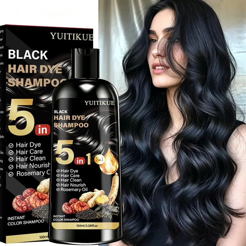 YUITIKUE 5 In 1 Black Hair Dye - Hair Spray Color ulasan dan harga