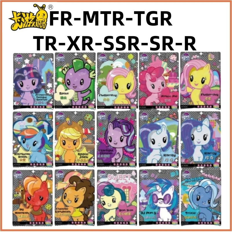 

KAYOU My Pony: Rainbow Series SSR Коллекционная карточка-игрушка в подарок Дружба навсегда Флэш-карта Детская рождественская коллекция Подарок