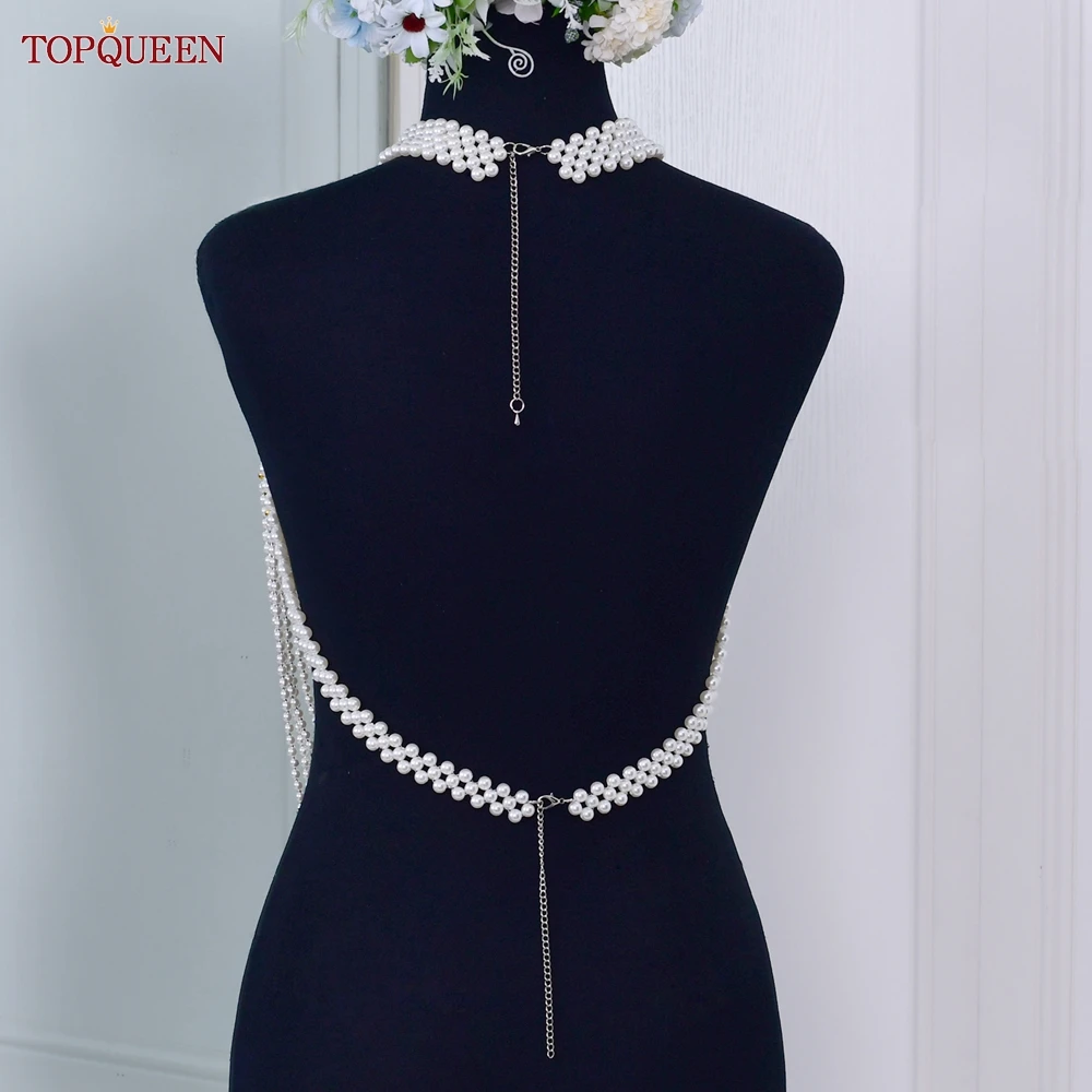 TOPQUEEN VG48 Bride Vest Cape  - Body Jewelry Vest 评论和价格