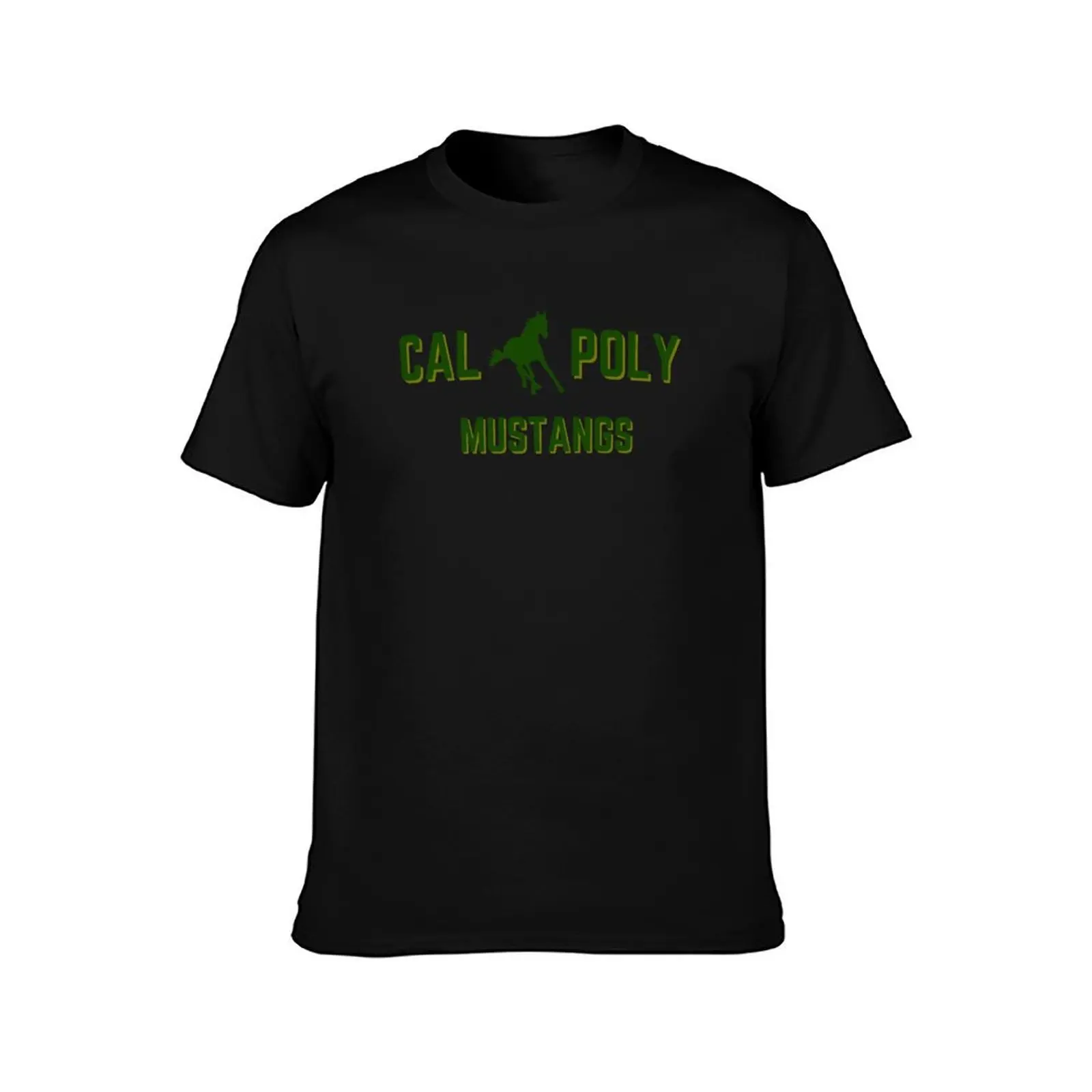 Cal Poly Mustangs SLO College University T-Shirt Short sleeve tee graphic t shirt vintage cheap stuff tops T-shirt men