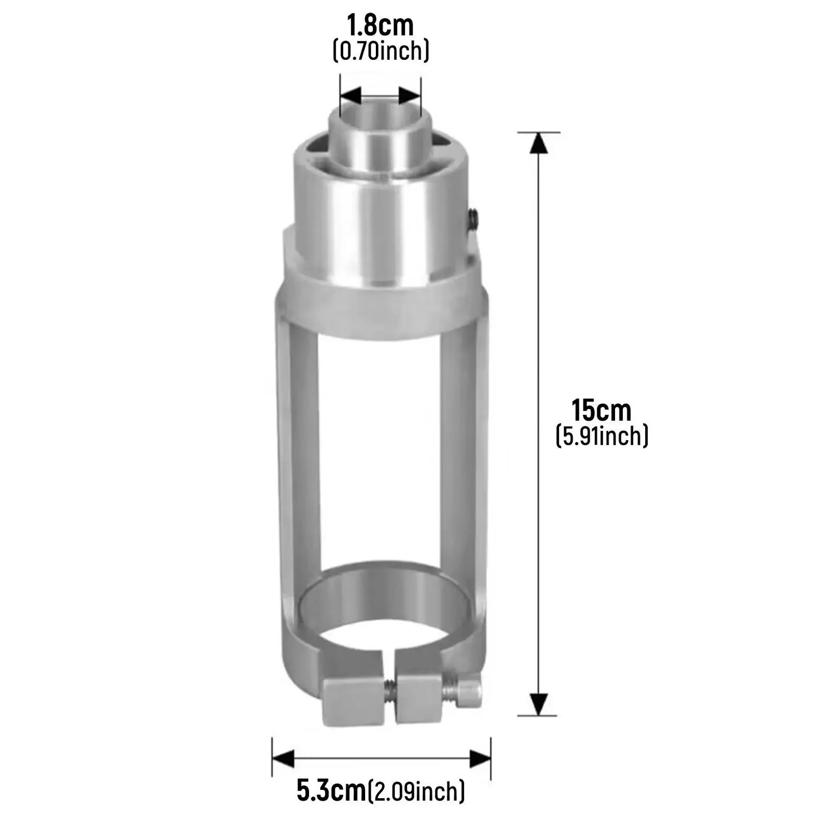 Square Hole Drill Bit Adapter Location Tool Woodworking Positioning Tool