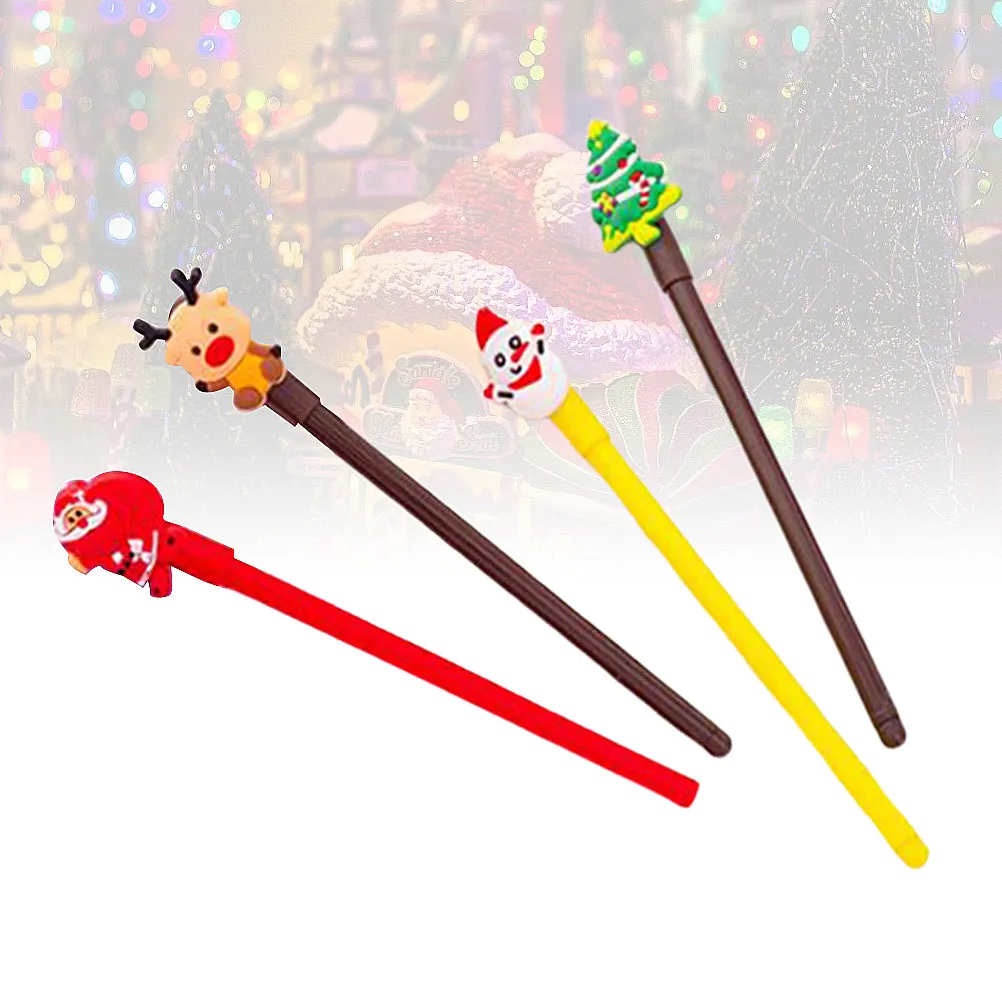 

20Pcs Christmas Gel Pen Set Cute Cartoon Santa Claus Tree Elk Snowman Gel Pens School Office Study Supplies Lovely Gift