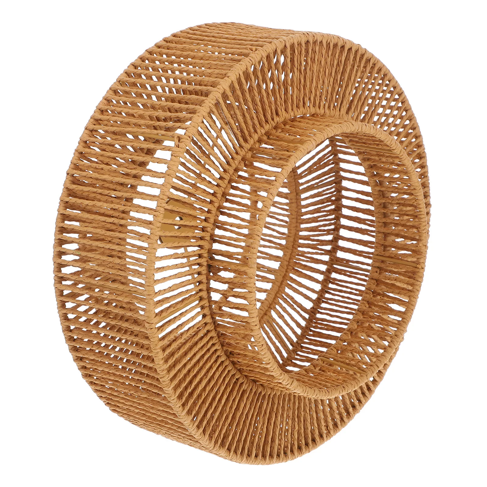 

Minimalist Paper Rope Lampshade Large Woven Pendant Lamp Shade for Home Restaurant Cafe Lighting Replacement Shades for Lamps