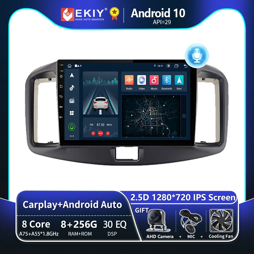 

EKIY T8 Autoradio For Toyota DAIHATSU MIRA 2013-2017 Android 10 Car Radio Multimedia Player GPS Navigation Carplay No 2 Din DVD