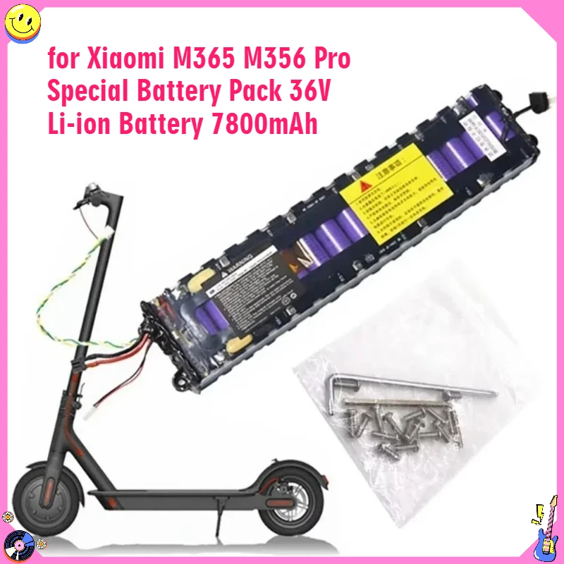 

36V 7800mAh Battery for Xiaomi M365 M356 Pro Special Battery Pack 36V Li-ion Battery 7800mAh