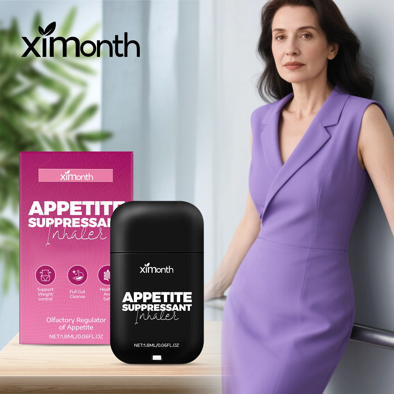 Appetit Suppressant Inhaler Body Slimming Regulating Insulin Secretion Firming Waist Control Weight Fat Burning Belly Patches