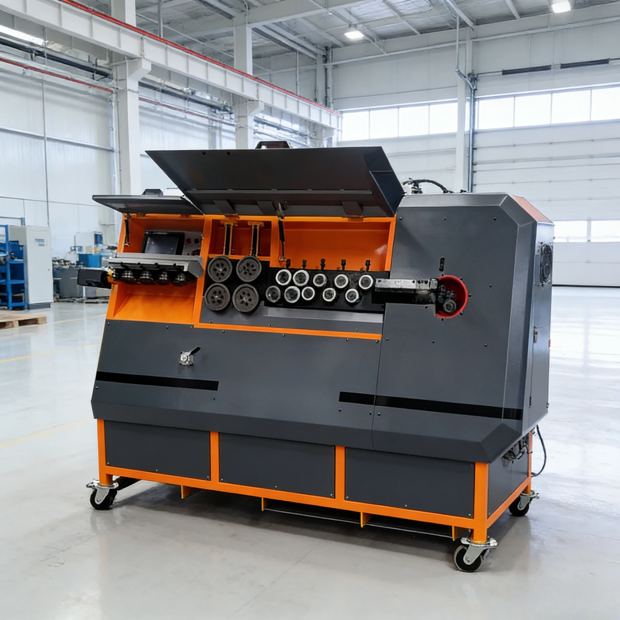 High Quality CNC Full Automatic Rebar Steel Bar Wire Stirrup Hoop Bending Machine for Sale cnc five head hoop bending customized