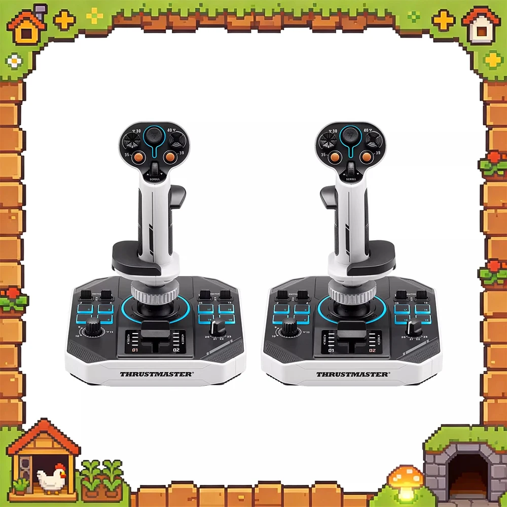 

THRUSTMASTER SOL-R2 Gamepads Two Handed Flying Handle Multifunctional Flying Rocker Axis Accuracy Comfort Same Time Custom Gift