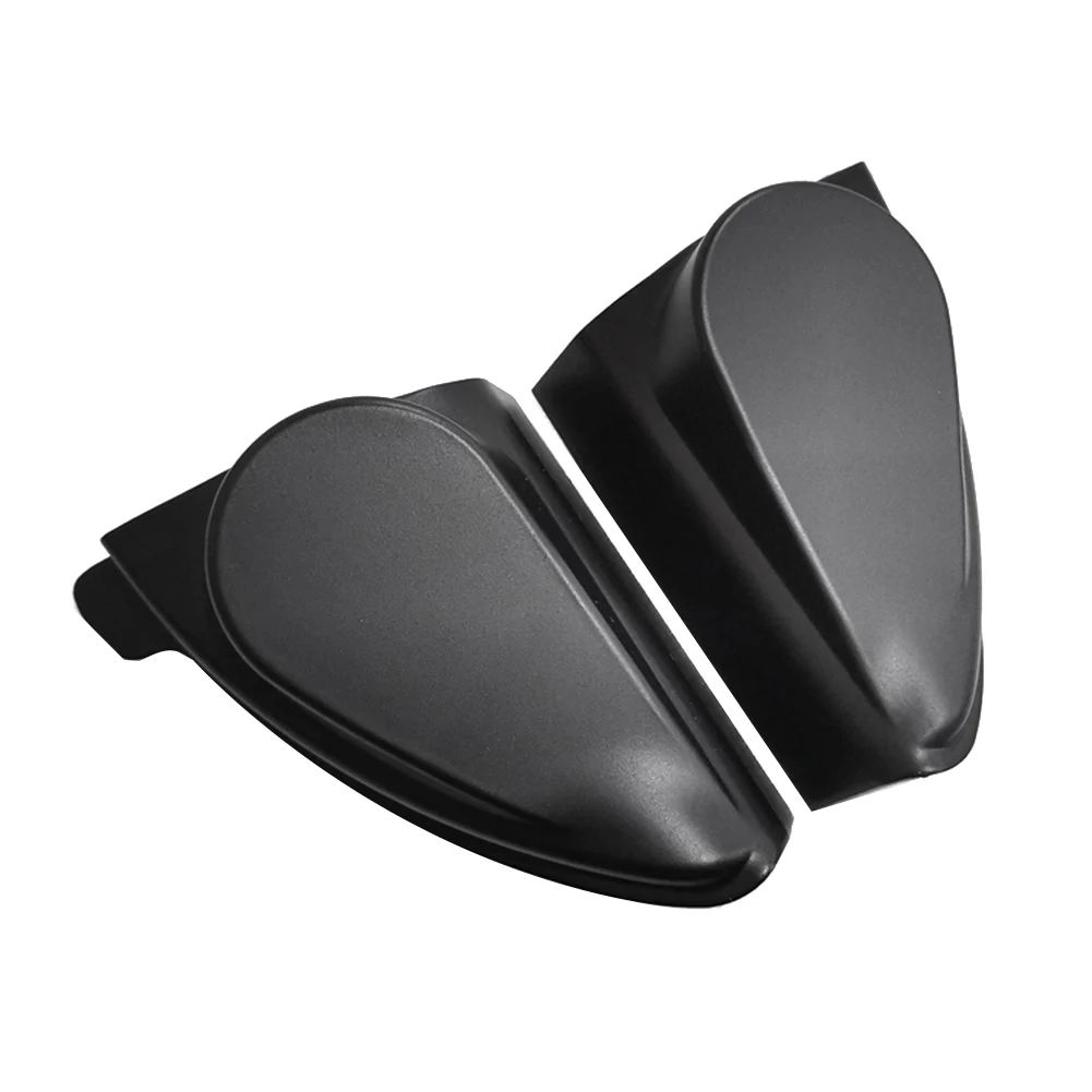 Car Door Panel Audio Horn Cover Tweeter Triangular Speaker Loudspeaker Cover Trim for 2009 2010