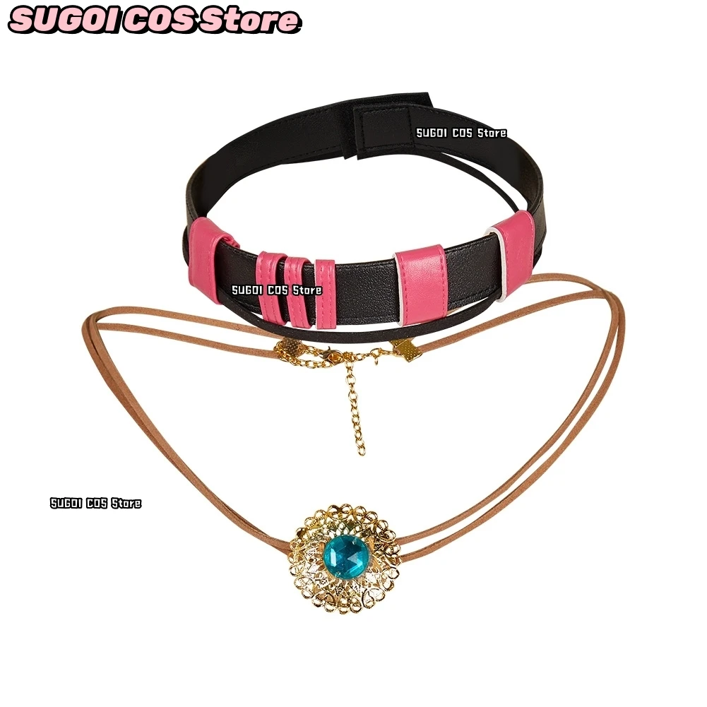 Arcane Jinx Cospaly Costumes Necklace Anime Game Arcane Season 2 Role-playing Jewerly Anime Party Wearing Chain