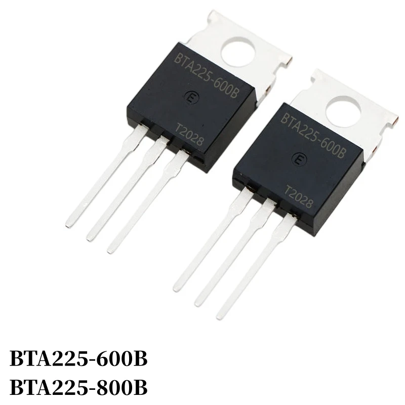 5~500Pcs BTA225-600B BTA225-800B Thyristor TO-220 25A 600/800V DIP Triac Large Chip