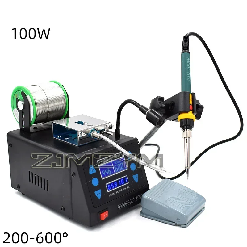 100W Foot-operated Soldering Machine, 600℃ Automatic Soldering Iron With Constant Temperature Soldering Station