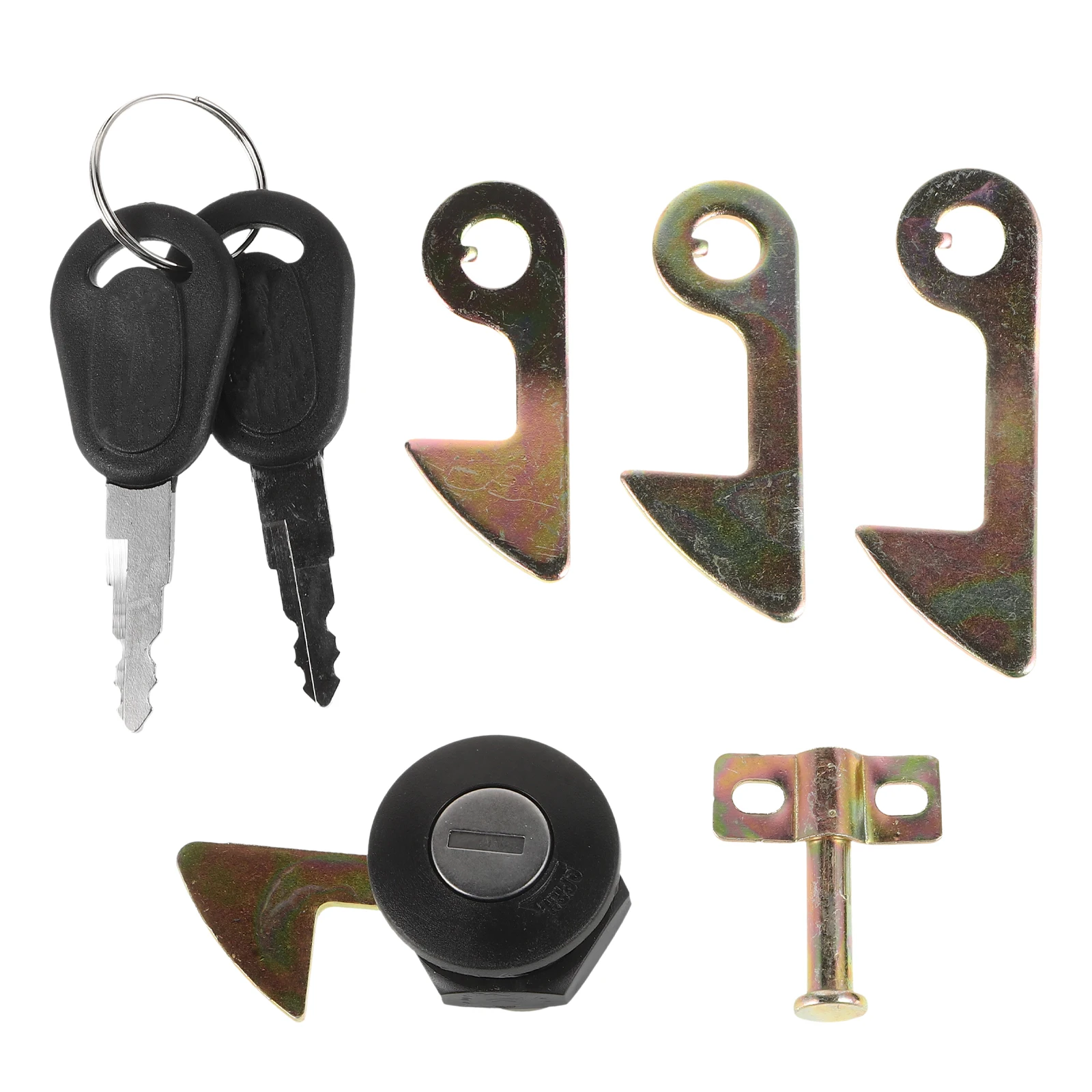 

1 Set High Strength Zinc Alloy Motorcycle Trunk Lock Electric Scooter Security Lock Rear Tail Lock Moped Accessory