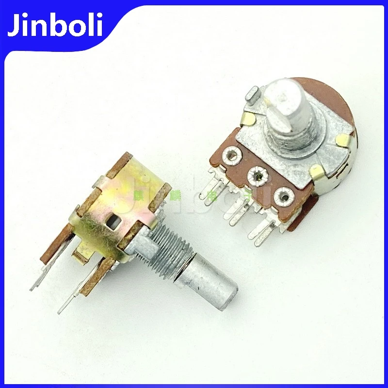 1 قطعة 16 نوع A10K 6 دبابيس المزدوج مكبر الصوت حجم الصوت الجهد A103 D رمح طول 15 مللي متر