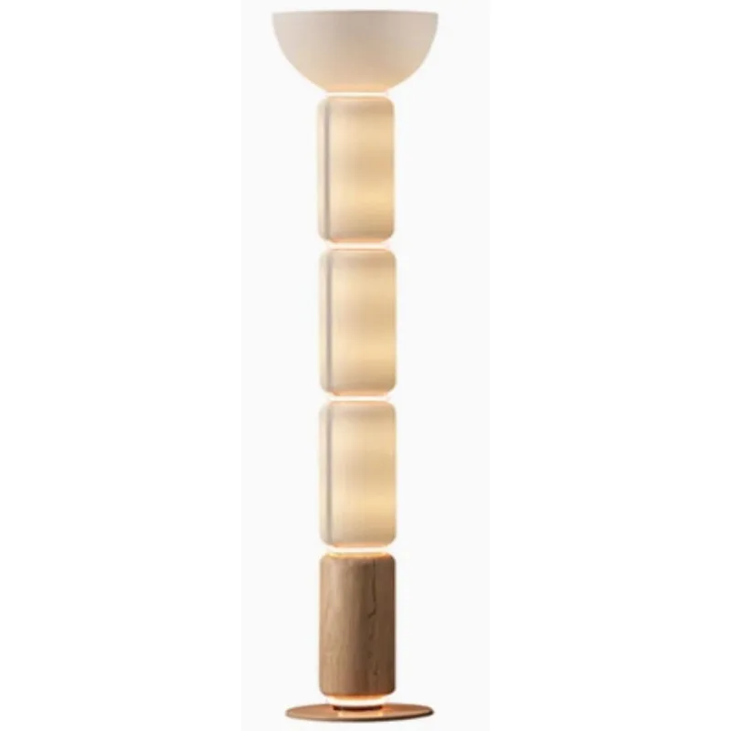 

Bamboo glass decorative living room floor lamp, model room homestay lamp