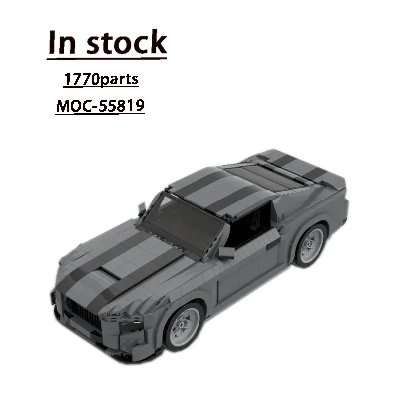 

MOC-55819 New Classic GTR Supercar Building Block Model 1770 Parts MOC Creative Kids Education Building Blocks Toy Gift