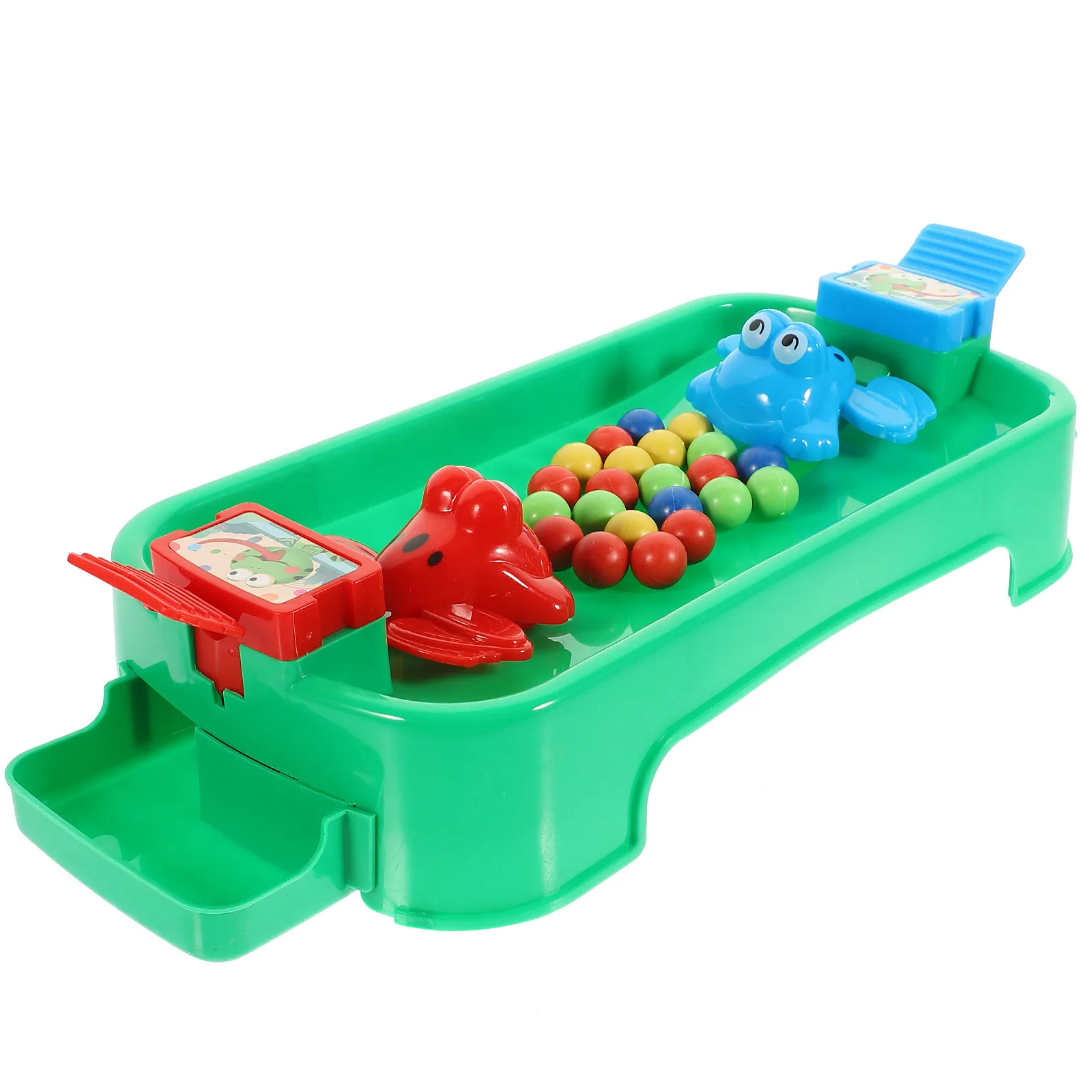 

1 Set Of Frogs Feeding Colorful Beads Fun Educational Toy Interactive Game For Kids And Family