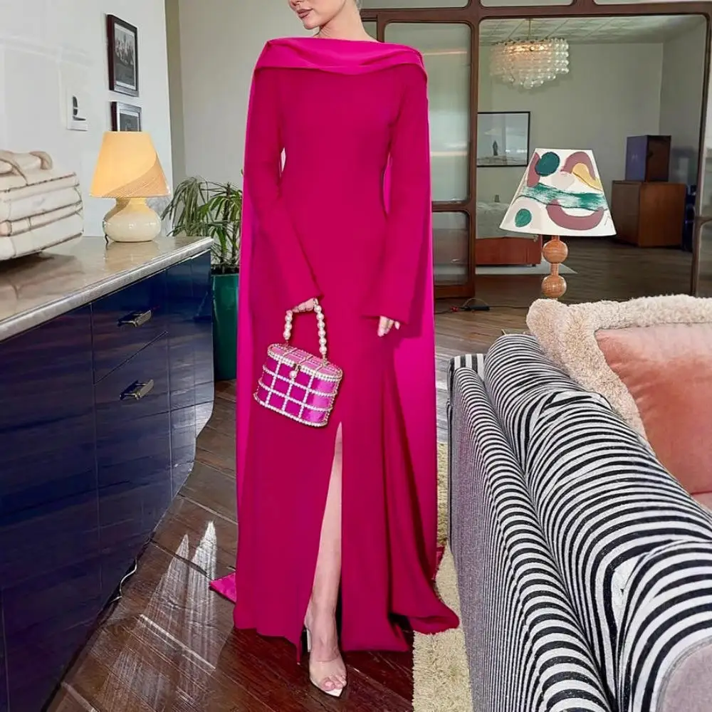 2025年春-中東女性用セクシーラップオルダーsaイブニングガウン独立ステーションロングsveミッドウエストウェディングドレス