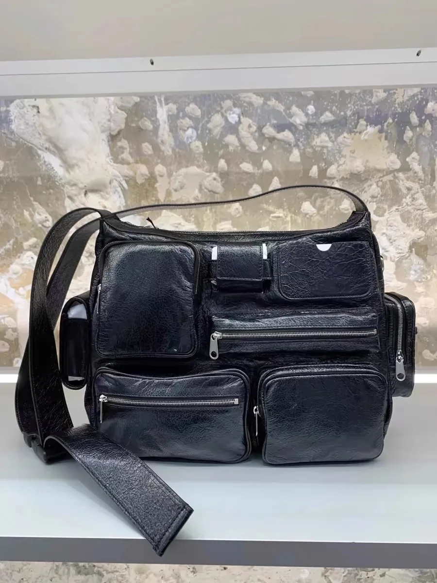 

Retro Motorcycle Bag Small Batch Design 2026 New Oil Wax Leather Y2K Spicy Girl Single oulder Slant Cross Bag Briti Sle