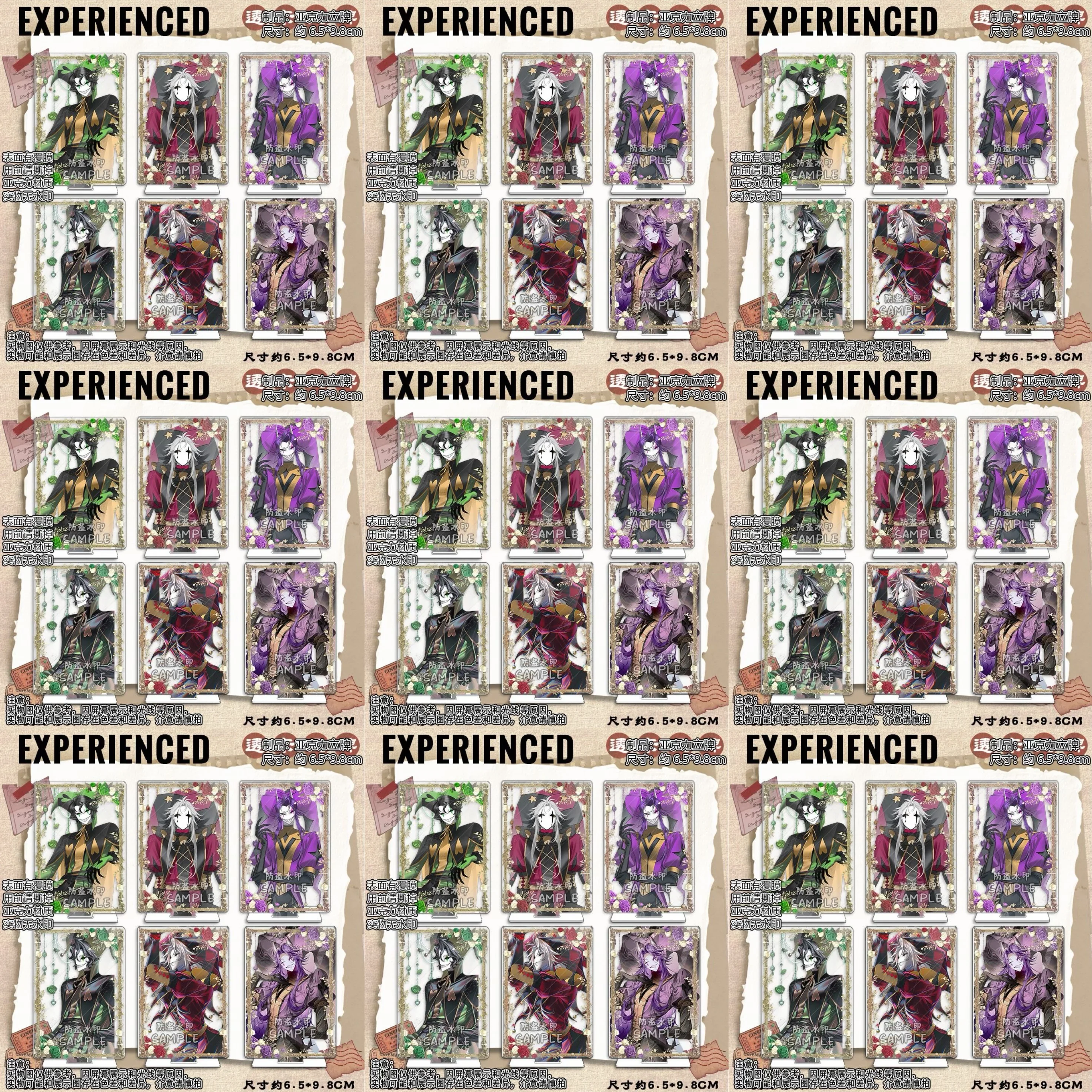 

Акриловая настольная фигурка-украшение: Шут из цирка, Харлейквин, аниме, милый мультяшный персонаж, рождественское украшение, подарки для косплея