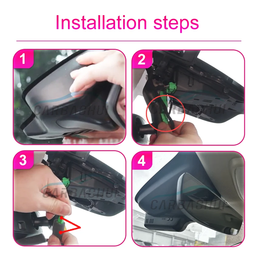 Easy to install Dashcam For Volvo XC60 Low 2012 2013 2014 2015 2016 2017 Car DVR Wifi Video Recorder Dash Cam Camera Accessories