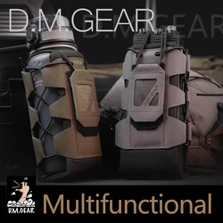 DMGear Tactical Molle Radio Pouch Water Bag Walkie Talkie Military Holder Pocket Interphone Holster Carry Hunting Camping