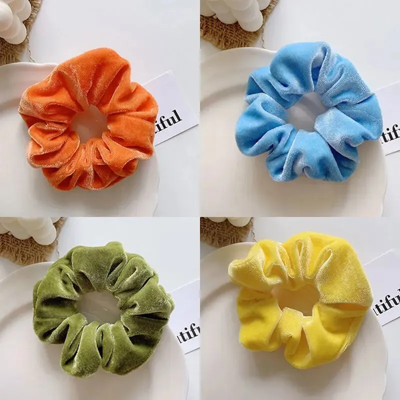 10PCS Macaron Color Hair Rope Simple Style Good Elasticity Hair Ties Fashion Hair Accessories Hair Accessories For Girls