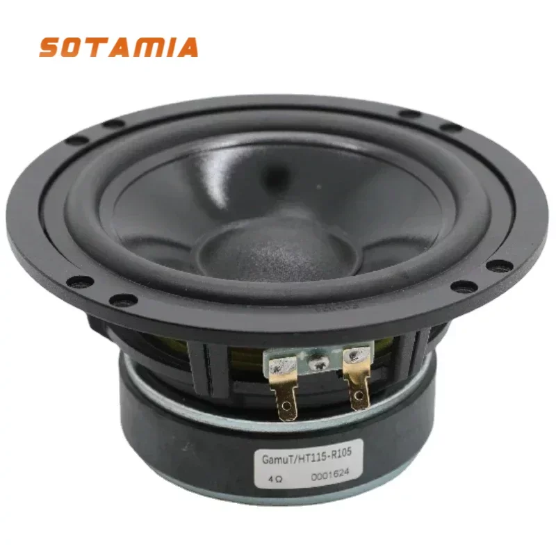 

SOTAMIA 1Pcs 150W Midrange Woofer Speaker 5.5 Inch Aluminum Audio Speaker HIFI Music Multimedia Sound Home Theater Loudspeaker