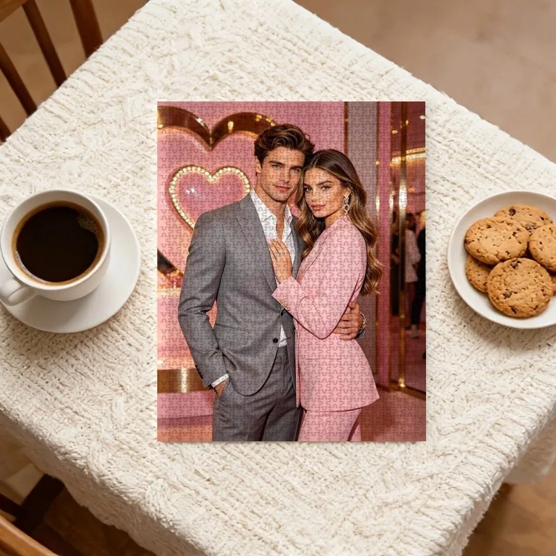 35/300/500/1000pcs Personalized Custom Photo Puzzle Parent Child Photo This Personalized Puzzle Can Be A Unique Gift For Family