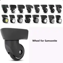 2Pcs/set Suitcase Wheel for Samsonite V22 Luggage Accessories for Samsonite CS2 Wheel Replacement Repair Silent Shock-Absorbing