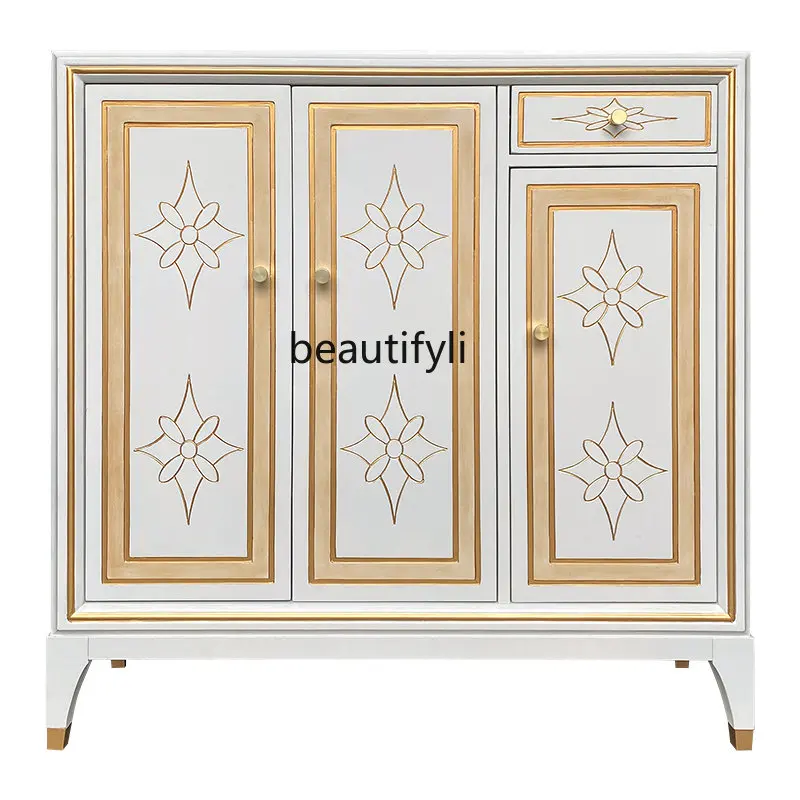 

Light Luxury Minimalist Home Shoe Cabinet Modern Partition Locker Entrance Cabinet Sideboard Cabinet Wall Home Complete Set