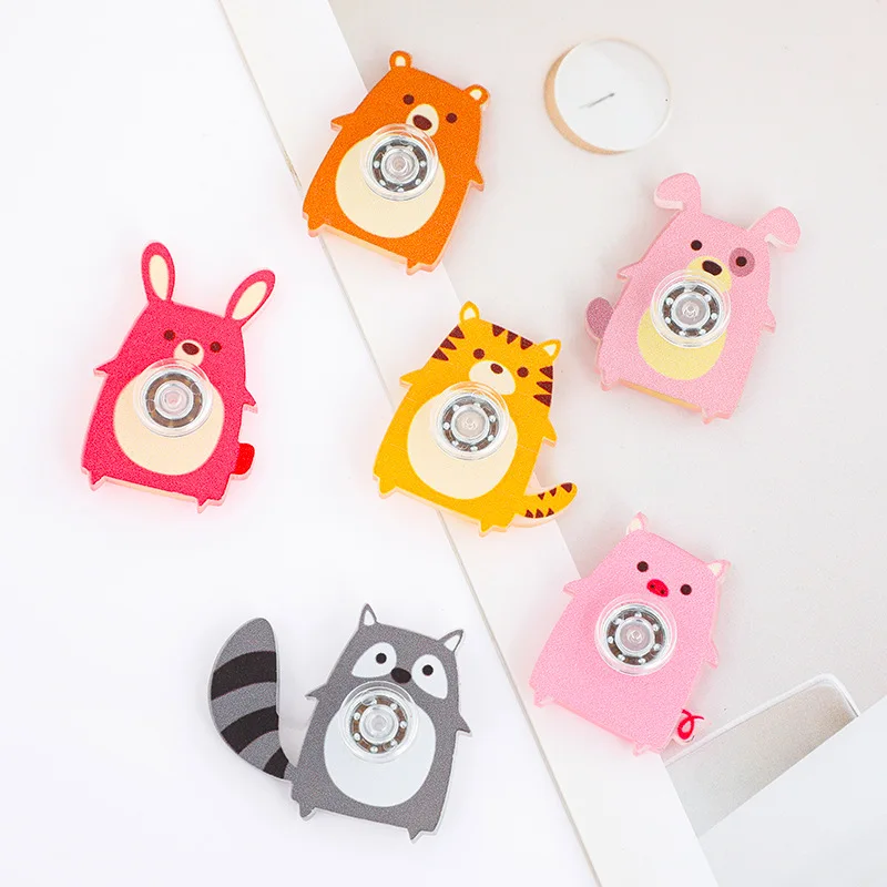 10PCS Cartoon Animal Small Fidget Spinner for Kids ADHD Stress Relief Sensory Toys Party Favors Goodie Bags Stuffers Boys Girls