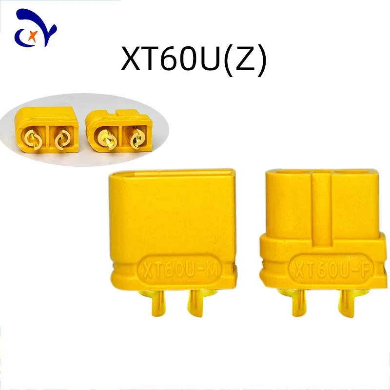 

10PCS Amass new product XT60U (Z) - M/F male carrier aircraft model power battery plug gold-plated connector