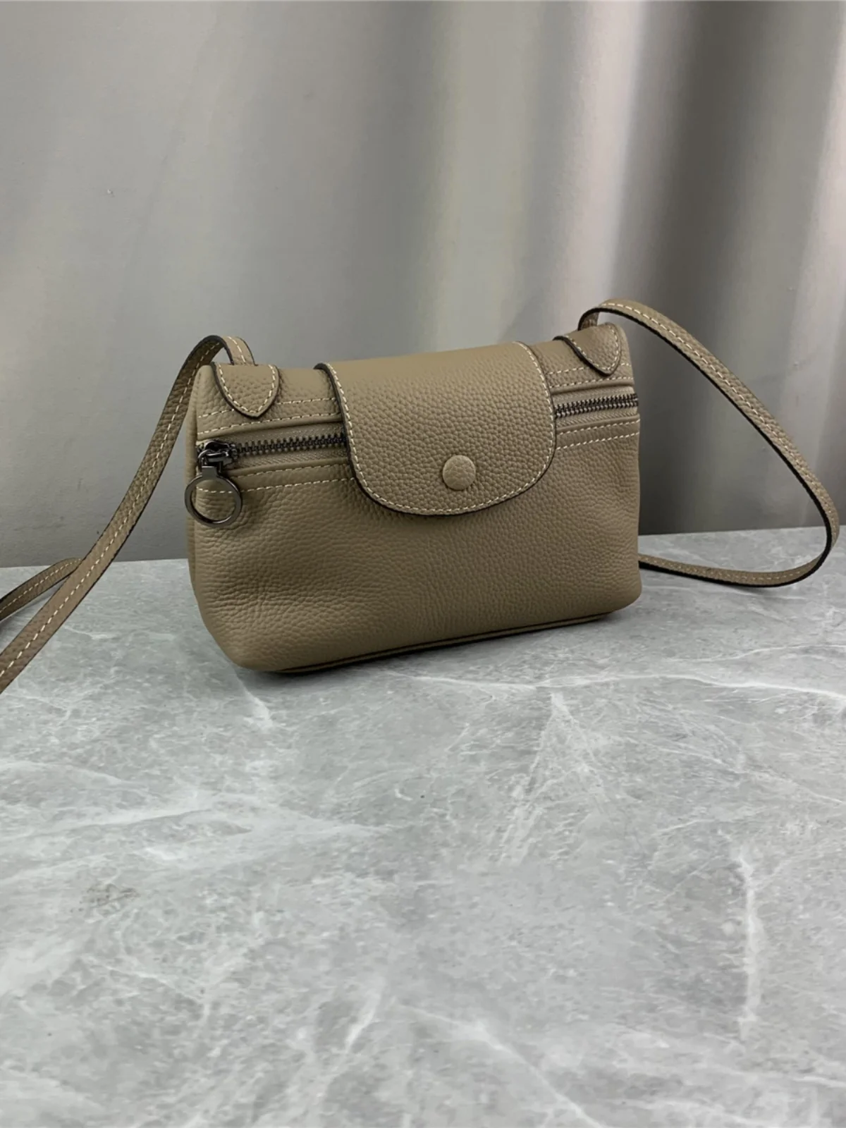 

Top Layer Cowhide Leather Ladies Crossbody Bag Casual Single oulder Bag Small Square Bag Spring Summer Faionable Women's Bag