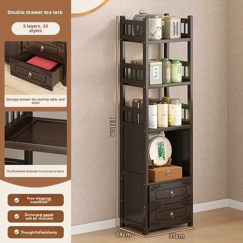 

Multi-functional Locker Tea Cabinet Office Tea Set Storage Locker Household Shelf