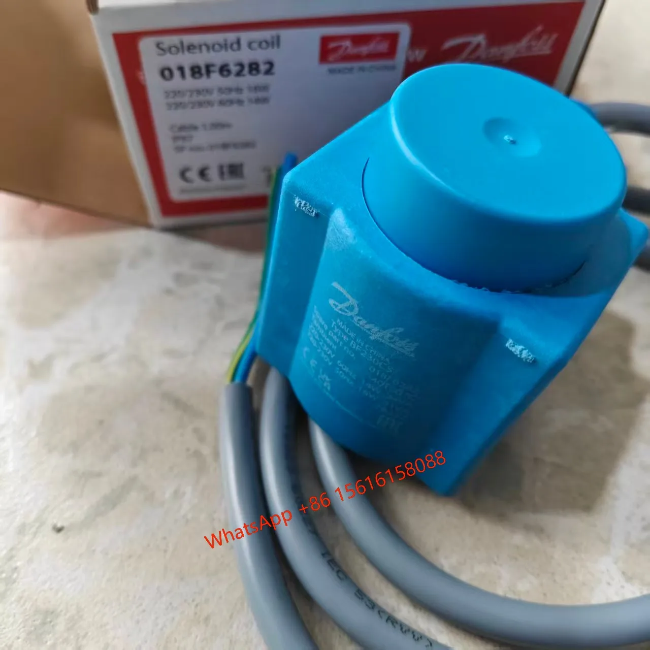 Adequado para bobina de válvula solenóide Danfoss EVR 018F6282