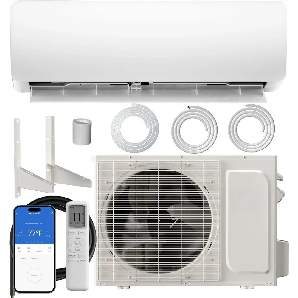 

12000 BTU Mini Split Air Conditioner, 115/230V Split AC Unit, Energy Efficient Inverter AC, 20 SEER2 Energy Saving Customized