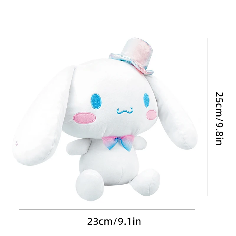 Sanrio Kawaii kolorowe Cinnamoroll Cartoon śliczne nadziewane zabawki Plushier miękka poduszka prezent urodzinowy pluszowe lalki prezent dla