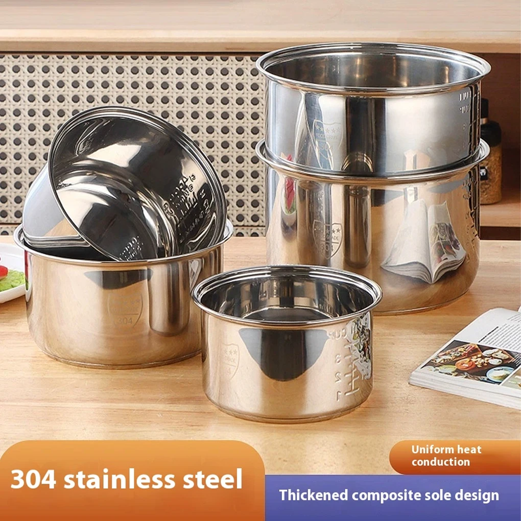 

Cooking Experience With Stainless Steel Rice Cooker Inner Pot Compatible Compatible lver 4L