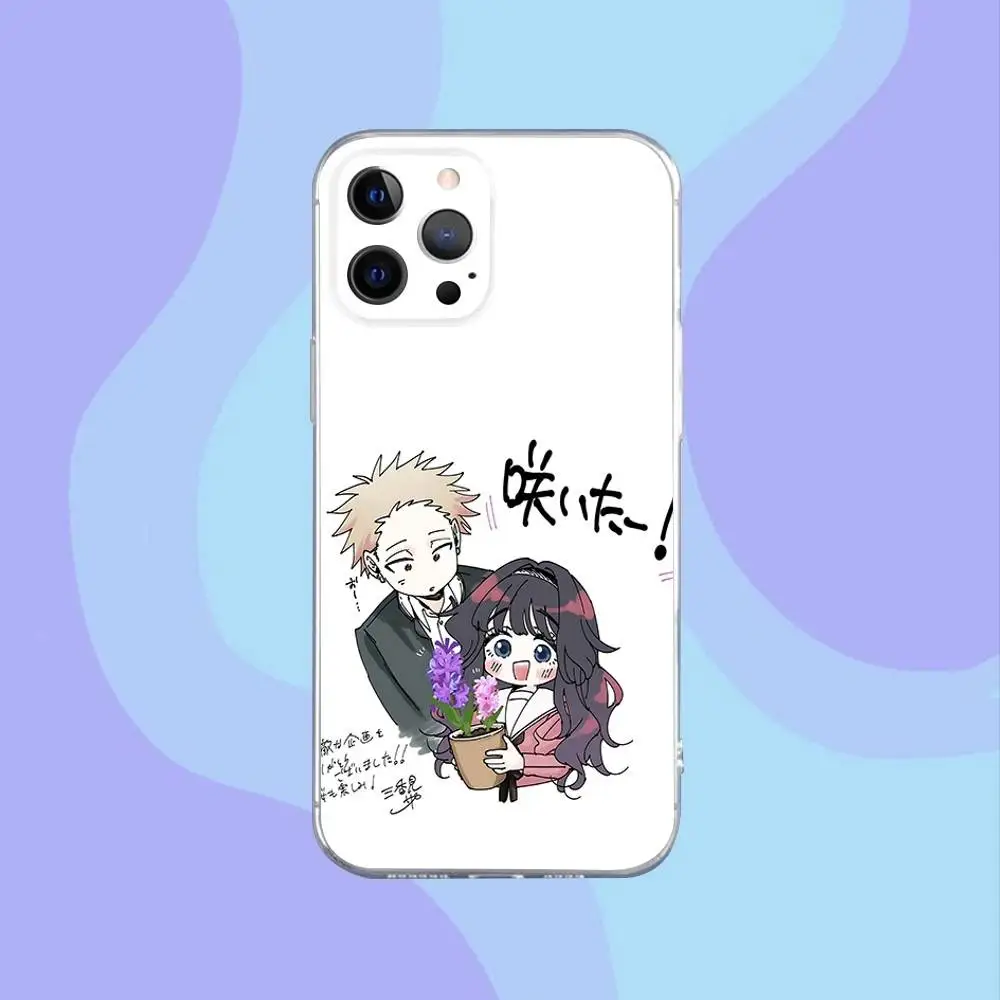 حافظة هاتف Kaoruko Anime Waguri لهاتف iPhone 17,16,15,14,13,12,11 Pro,Max,Plus,X,XS,XR,SE4,E غطاء ناعم شفاف صغير