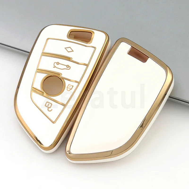 3/4 Buttons TPU Car Key Case Cover For BMW X1 X3 X4 X5 X6 X7 F15 F16 F20 F48 G01 G02 G05 F48 G20 G30 G38 525 540 740 Accessories