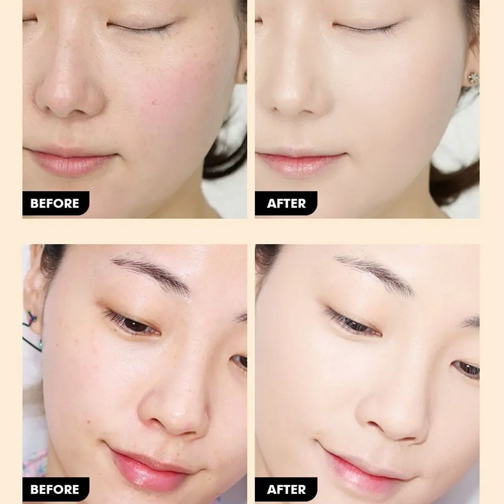 3 Colors Pressed Powder Foundation Silky Texture Oil Control Matte Concealer Waterproof Matte Finish Setting Powder Face Makeup