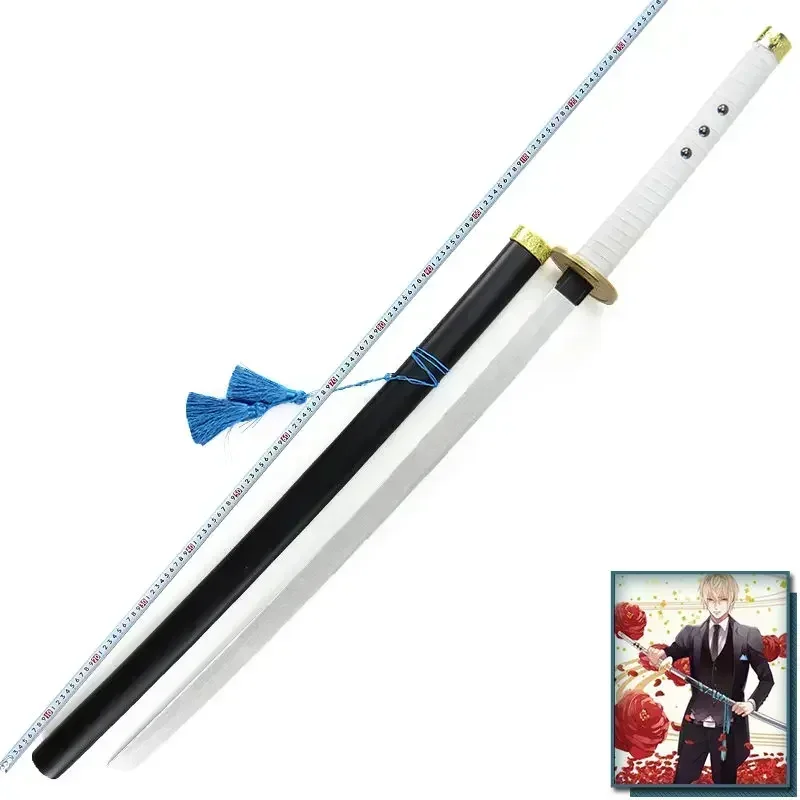 [Funny] 104cm Anime Sengoku Uesugi Kenshin weapon Japan samurai wooden Sword Cosplay Costume show toy gift