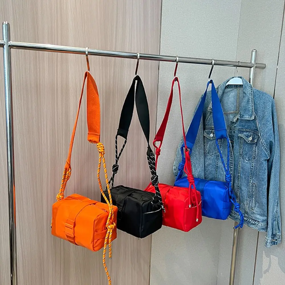 

High Capacity Women's Crossbody Bags Zipper Pocket Adjustable Toast Bag Portable Candy Color Casual Shoulder Bags Sports