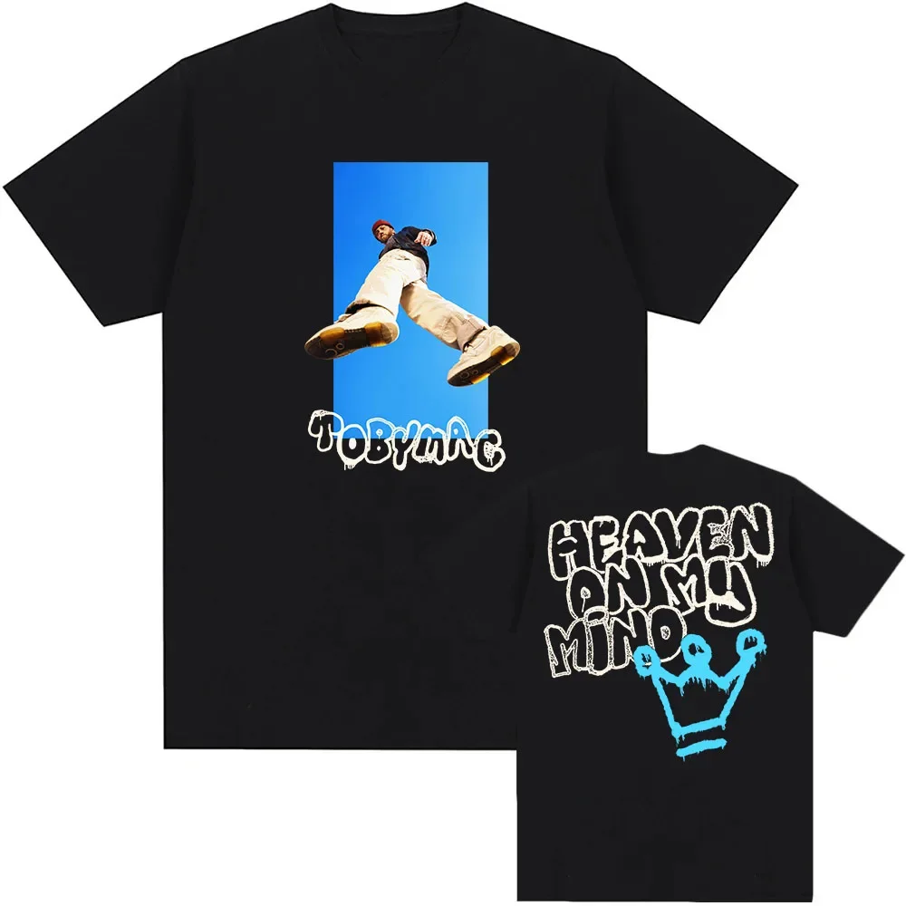 

TOBYMAC Heaven on My Mind Tee Unisex Streetwear Singer Fashion Graphic Printing T-shirt Short Sleeve Cotton Male T Shirt Unisex