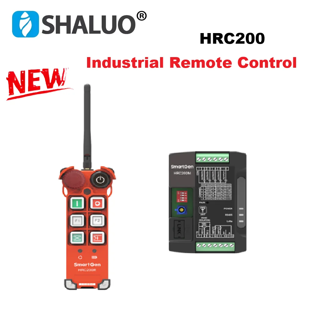SmartGen HRC200 Wireless Remote Control Communication Module 200M Long Distance RS485 Interface (Used with Engine Controller)