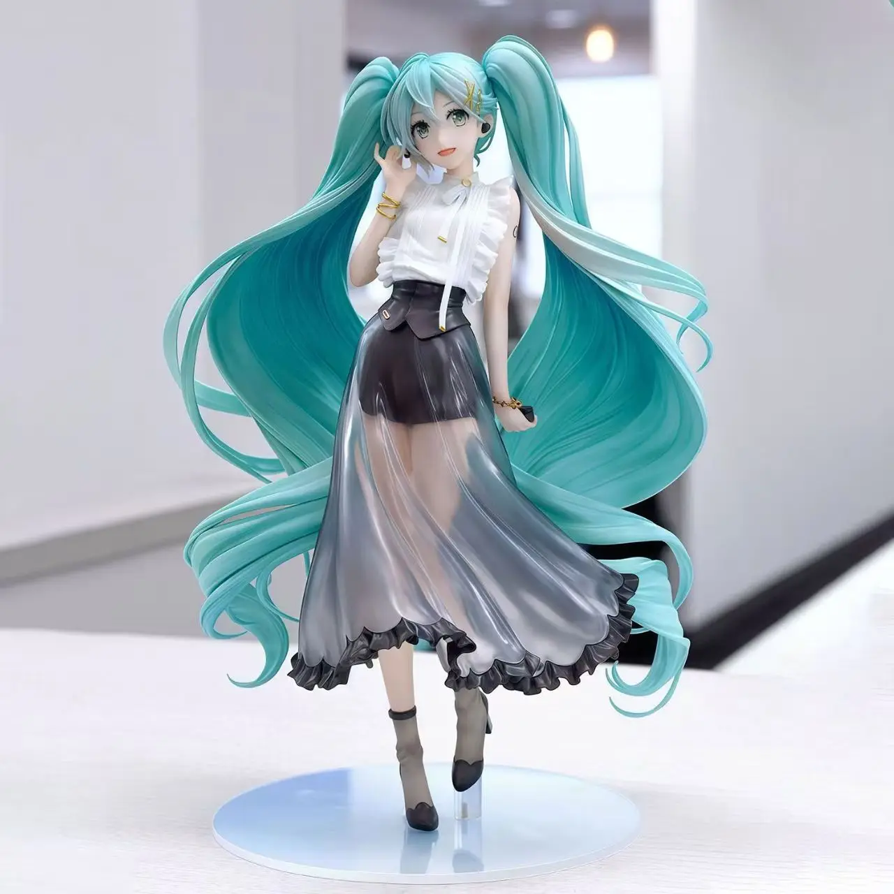 27cm-初音ミク-アニメフィギュア-カジュアルウェア-ミクフィギュア-立ちポーズ-gkスタチューモデル-ドールコレクション-おもちゃ-大人と子供向け