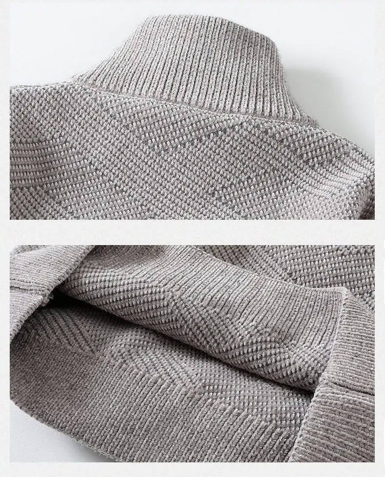 Casual Pullovers Male Sweater For Men Men's Clothing Spring Men's Sweat-shirt Streetwear Knit Autumn Fashion Hombre Warm Solid